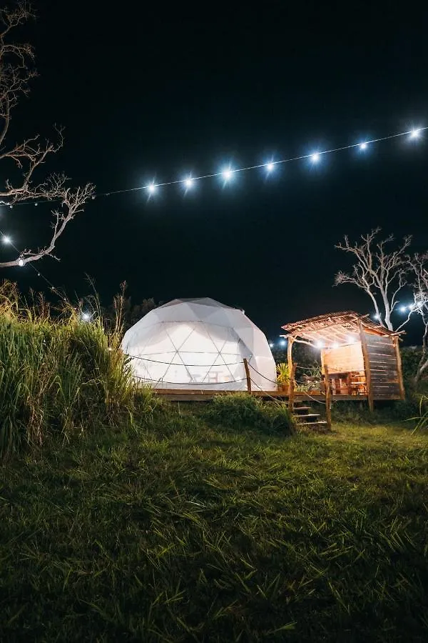מלון Naalehu Keola Retreat Luxury Camping Hawaii Glamping Dome With Outdoor Bathtub