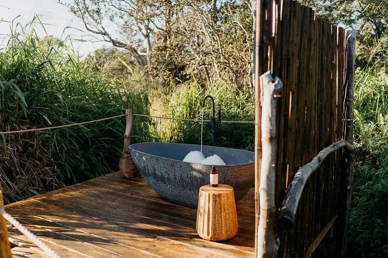 אוהל מפואר מלון Naalehu Keola Retreat Luxury Camping Hawaii Glamping Dome With Outdoor Bathtub