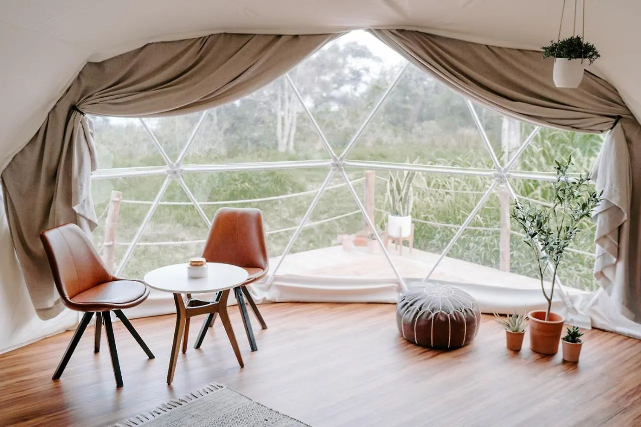 מלון Naalehu Keola Retreat Luxury Camping Hawaii Glamping Dome With Outdoor Bathtub