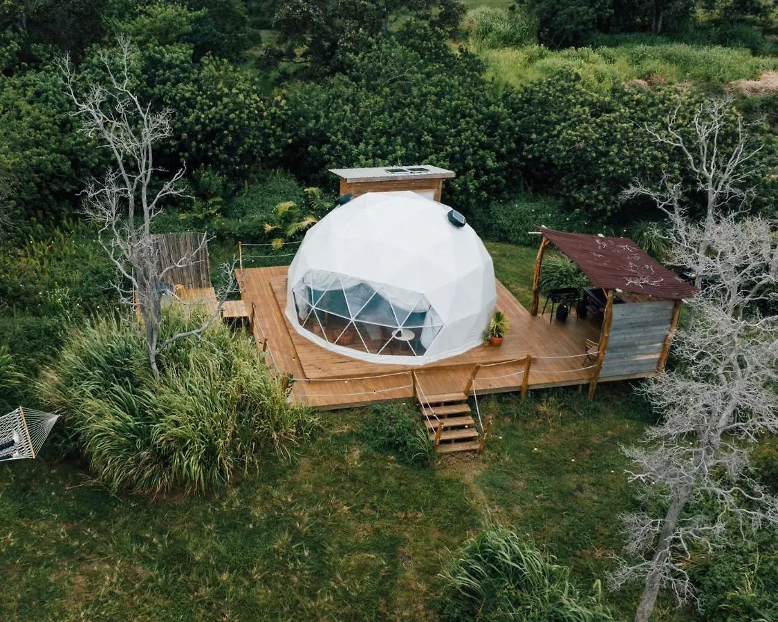 מלון Naalehu Keola Retreat Luxury Camping Hawaii Glamping Dome With Outdoor Bathtub 0*,