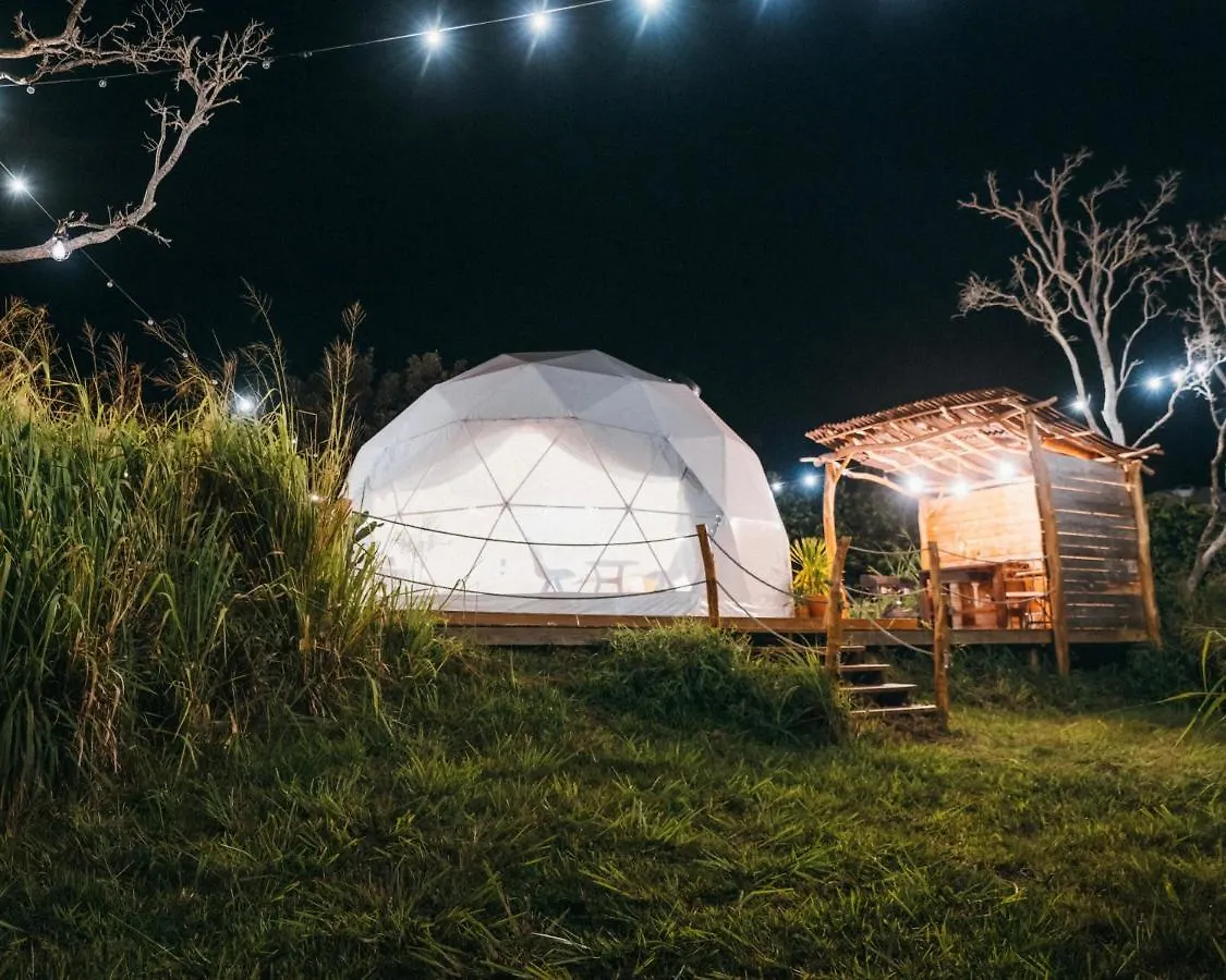מלון Naalehu Keola Retreat Luxury Camping Hawaii Glamping Dome With Outdoor Bathtub